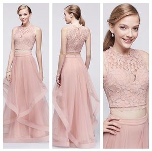 David’s Bridal: 2 piece formal dress